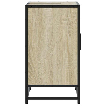 Mobiletto per Lavabo da Bagno Rovere Sonoma 65x33x60 cm Legno Massello | homemem39