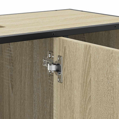 Mobiletto per Lavabo da Bagno Rovere Sonoma 80x33x60 cm