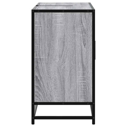 Mobile Lavabo Bagno Grigio Sonoma 60x30x60 cm Legno Multistrato