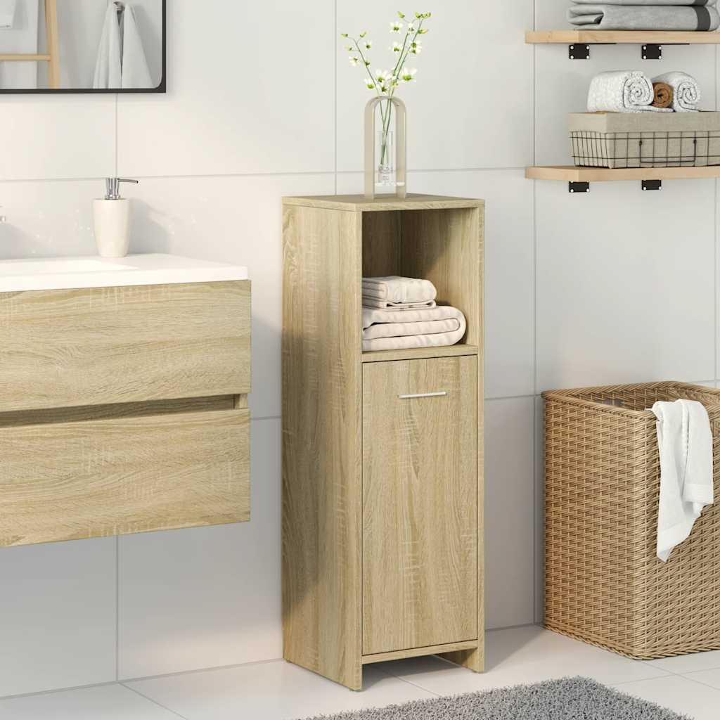 Mobile da Bagno Rovere Sonoma 30x30x95 cm in Legno Multistrato | homemem39