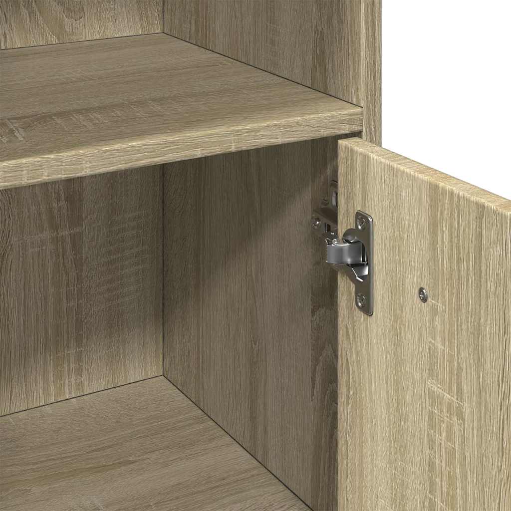Mobile da Bagno Rovere Sonoma 30x30x95 cm in Legno Multistrato | homemem39
