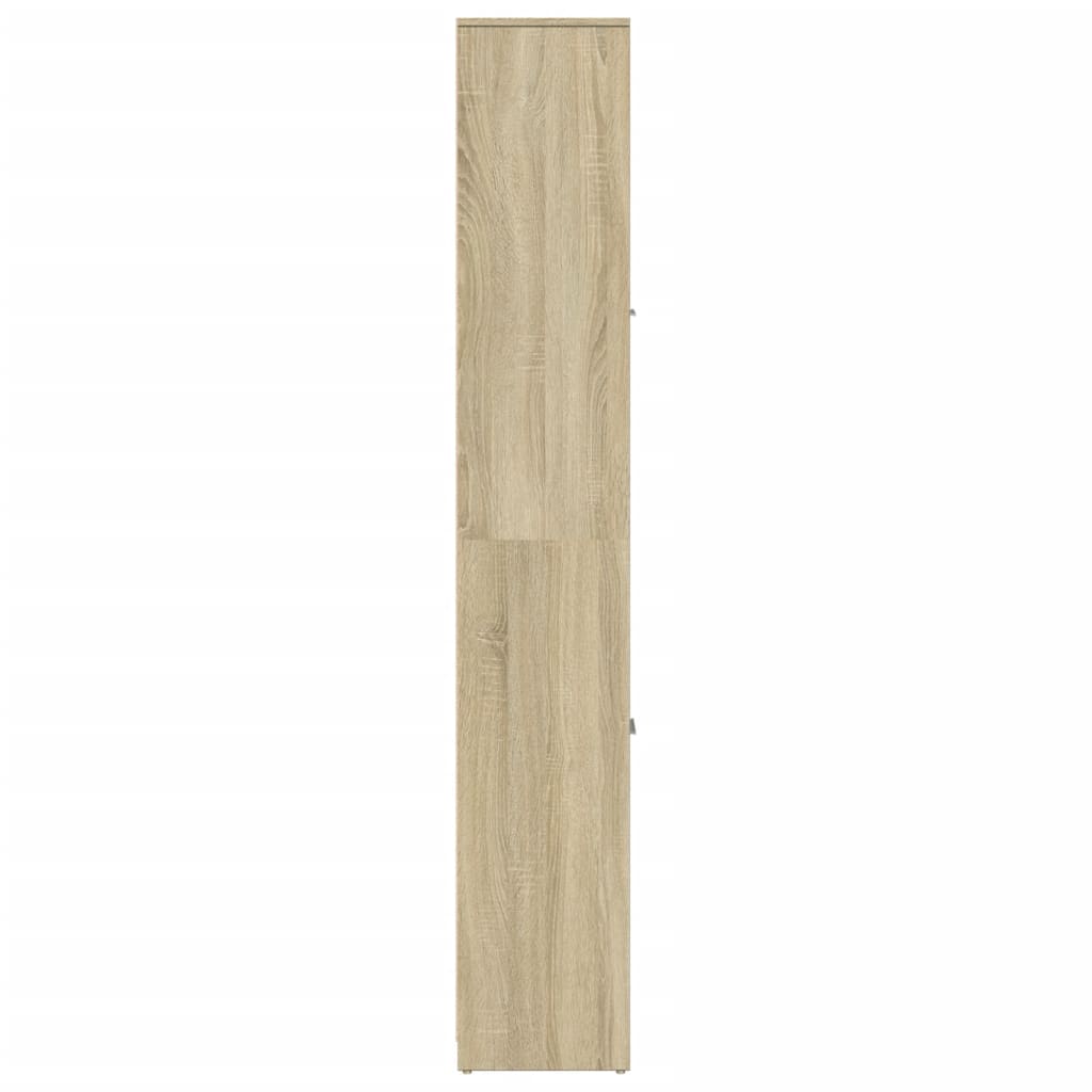 Mobile da Bagno Rovere Sonoma 30x30x183,5 cm Legno tecnico | homemem39