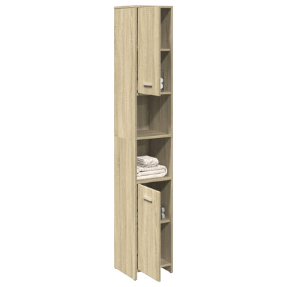 Mobile da Bagno Rovere Sonoma 30x30x183,5 cm Legno tecnico | homemem39