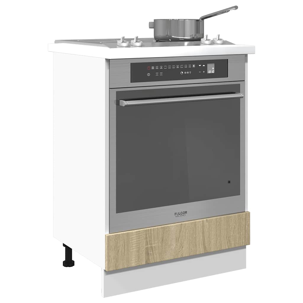 Mobile per Forno Rovere Sonoma 60x46x81,5 cm Legno Multistrato