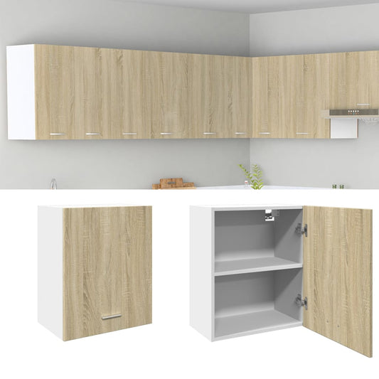Mobile a Parete “Lyon” Rovere Sonoma 50x31x60 cm in Truciolato - homemem39