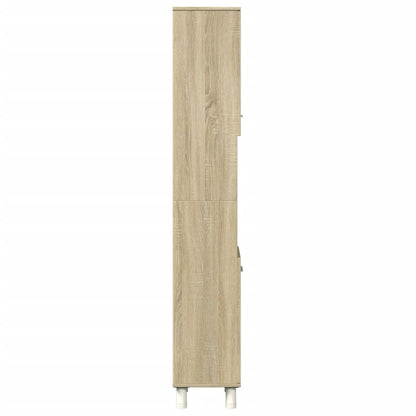 Mobile da Bagno Rovere Sonoma 30,5x30x179cm in Truciolato | homemem39