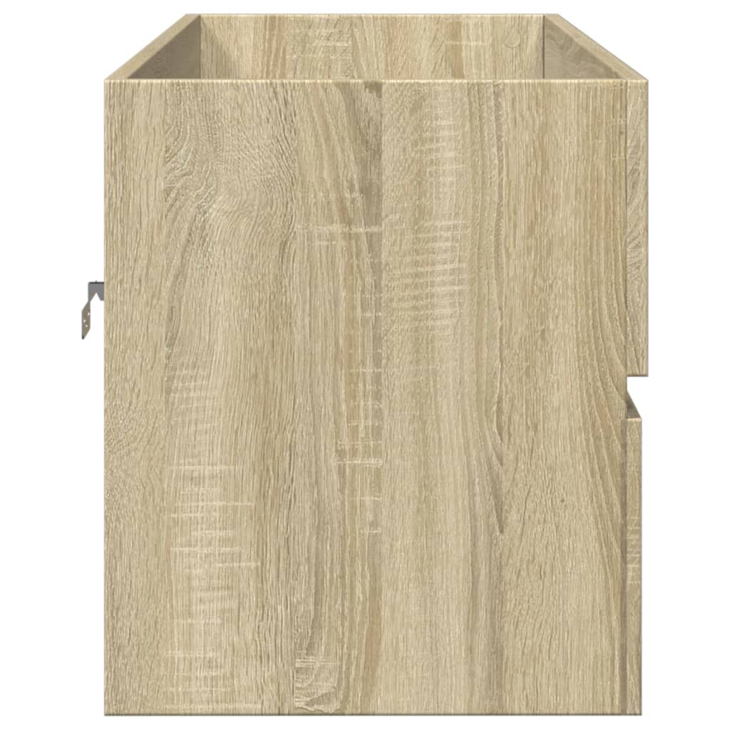 Mobile Lavabo Bagno Rovere Sonoma 100x38,5x45 cm in Truciolato