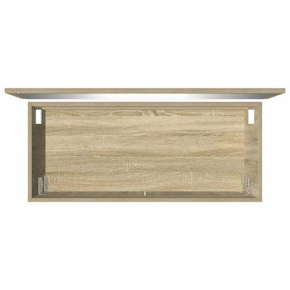 Set Mobili da Bagno 2 pz Rovere Sonoma in Legno Multistrato | homemem39