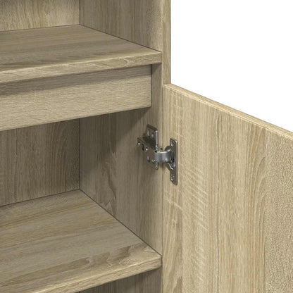 Armadietto da Bagno Rovere Sonoma 30x30x190cm Legno Multistrato | homemem39