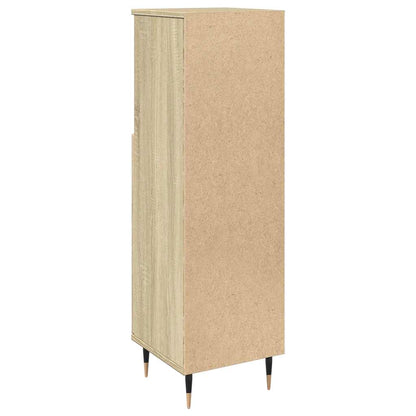 Armadietto da Bagno Rovere Sonoma 30x30x100cm Legno Multistrato | homemem39