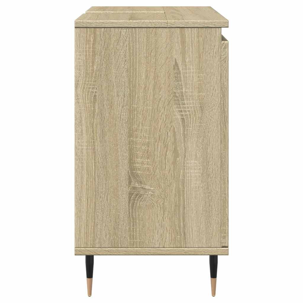 Mobile da Bagno Rovere Sonoma 58x33x60 cm in Legno Multistrato | homemem39