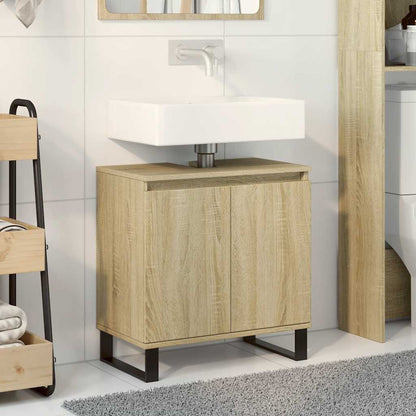 Mobile da Bagno Rovere Sonoma 58x33x60 cm in Legno Multistrato | homemem39