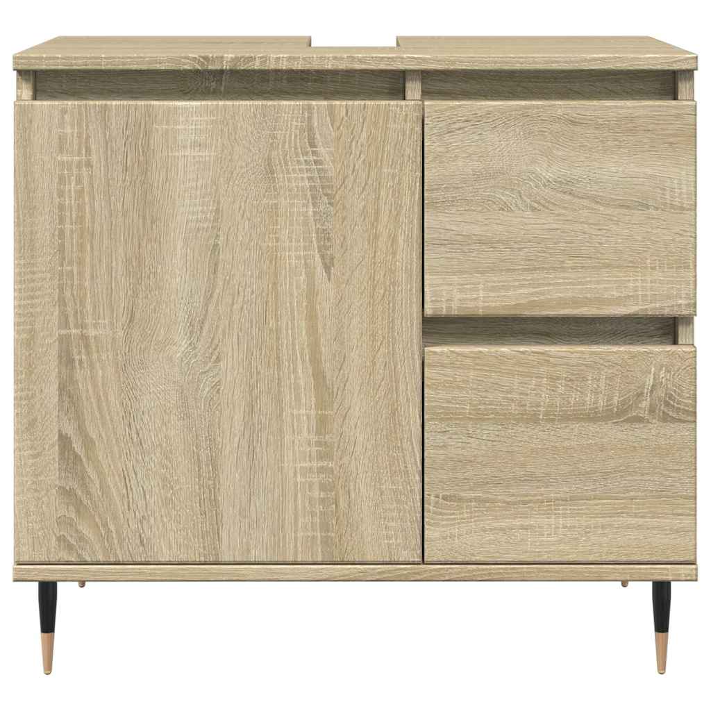Mobile Lavabo da Bagno Rovere Sonoma 65x33x60 cm in Truciolato | homemem39