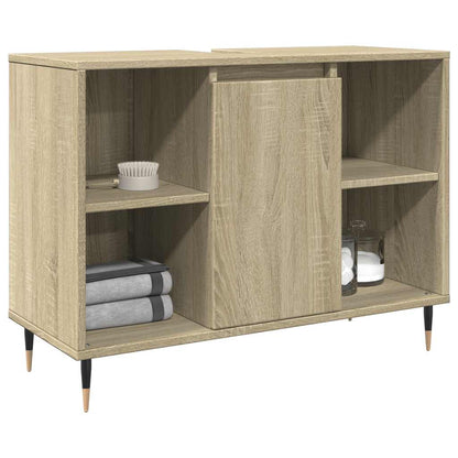 Mobile da Bagno Rovere Sonoma 80x33x60 cm in Legno Multistrato | homemem39
