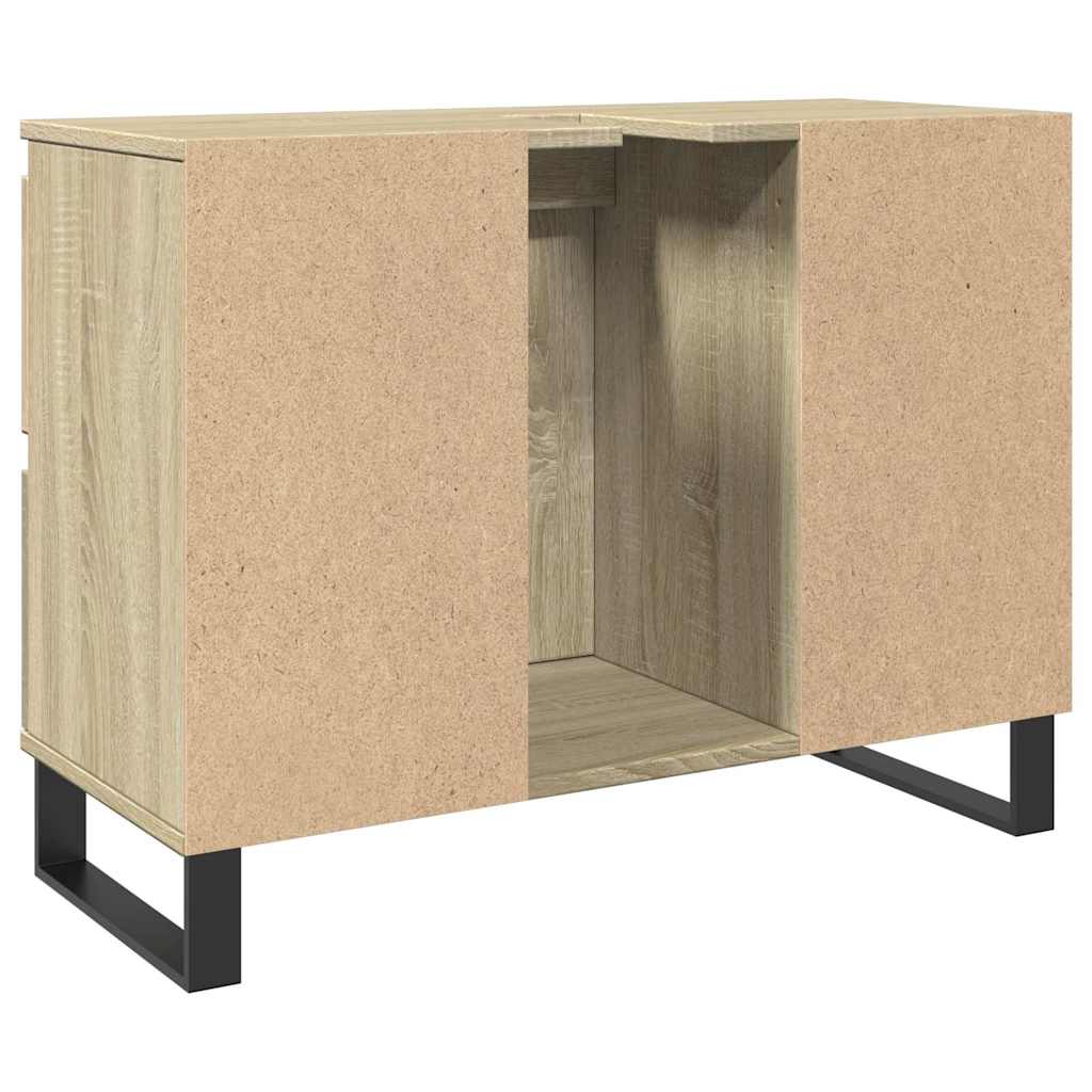 Mobile da Bagno Rovere Sonoma 80x33x60 cm in Legno Multistrato | homemem39