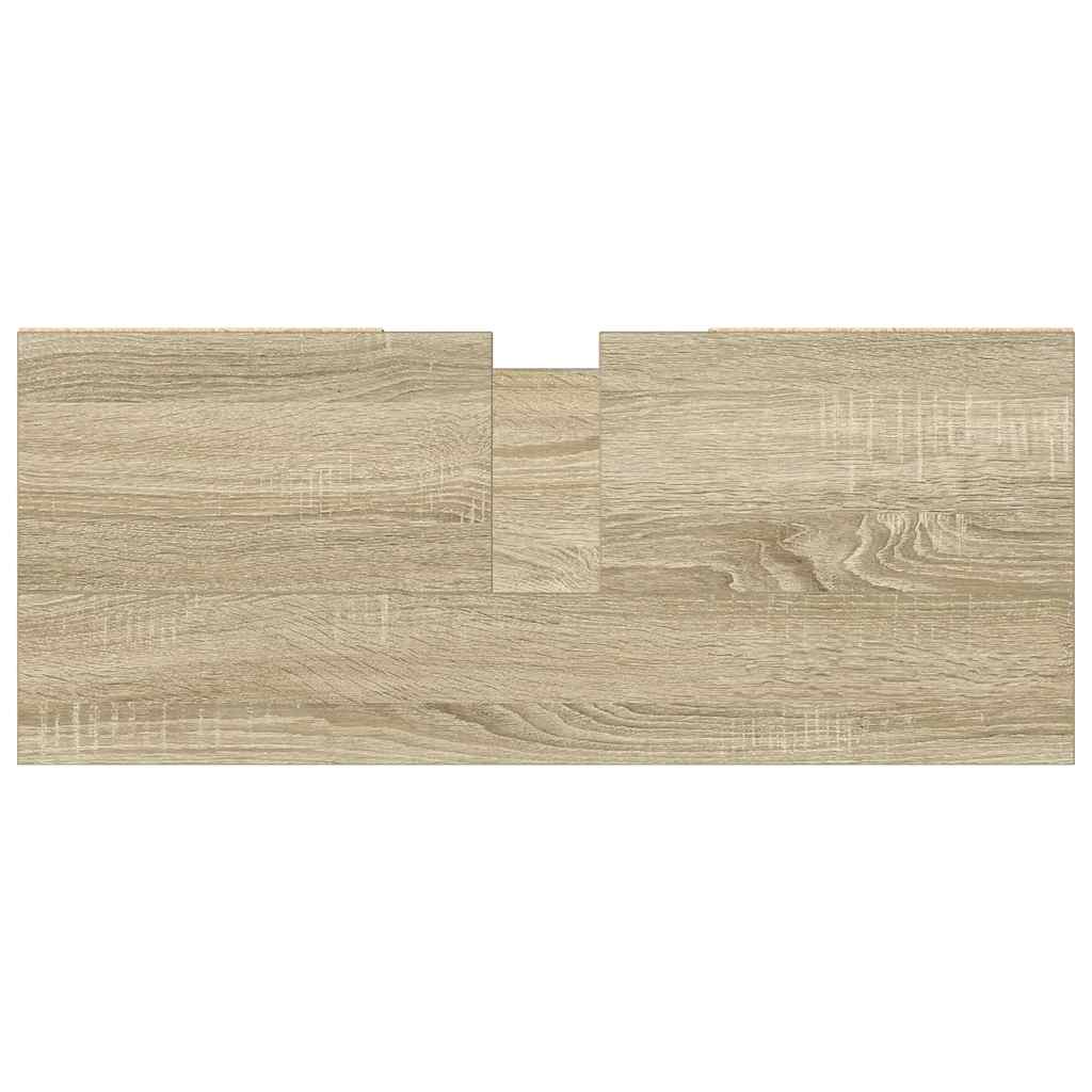 Mobile da Bagno Rovere Sonoma 80x33x60 cm in Legno Multistrato | homemem39