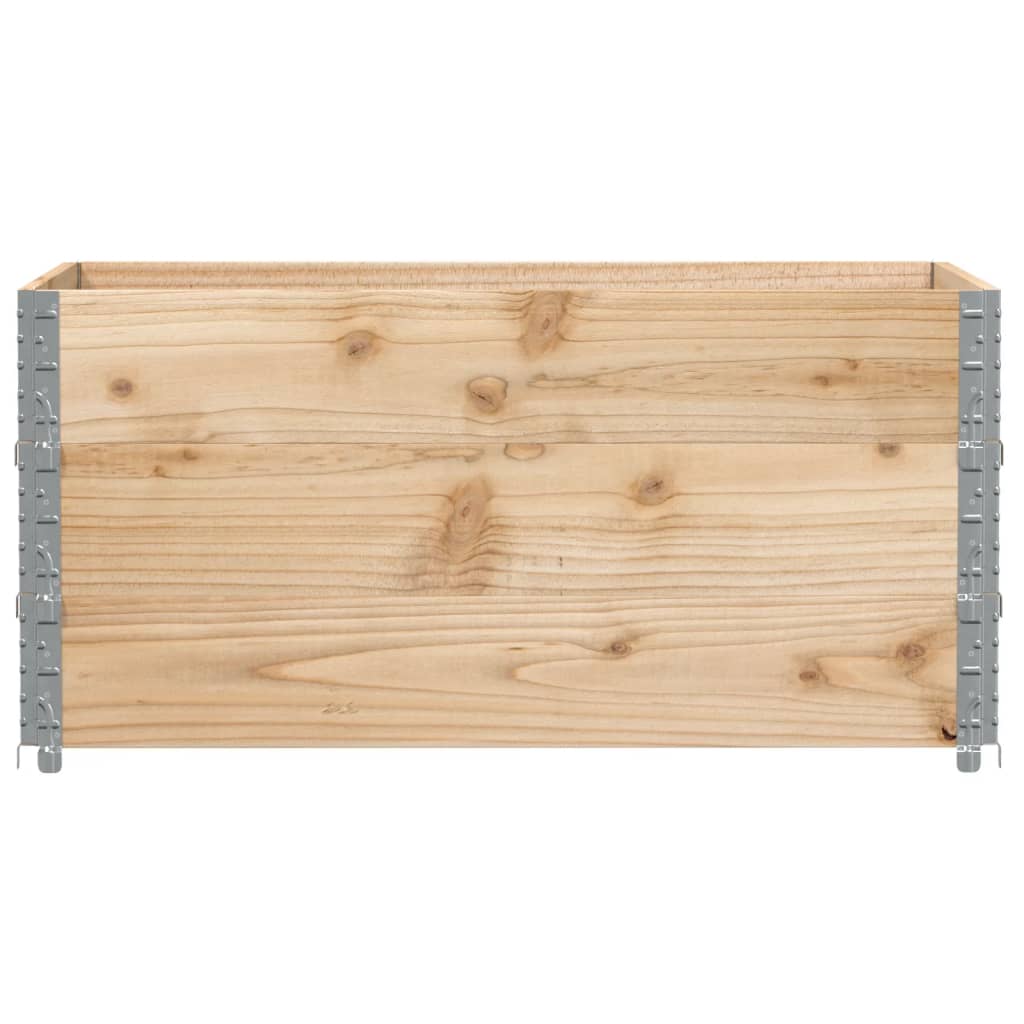 Paretali per Pallet 3 pz 120x80 cm in Legno Massello di Pino | homemem39