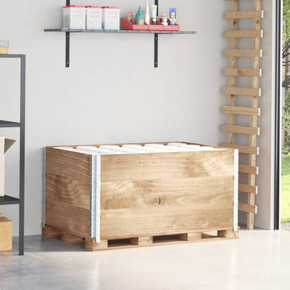 Paretali per Pallet 3 pz 120x80 cm in Legno Massello di Pino | homemem39