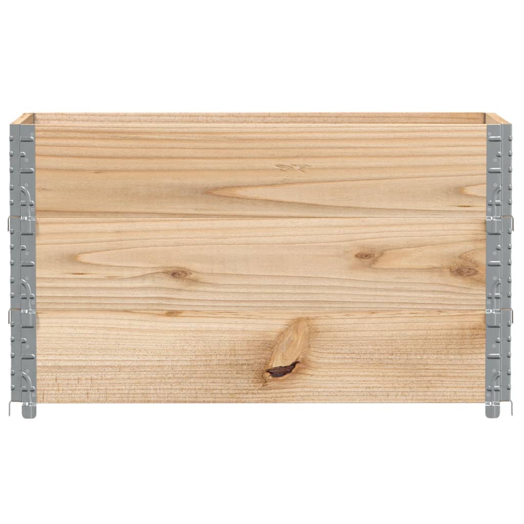 Paretali per Pallet 3 pz 100x50 cm in Legno Massello di Pino | homemem39