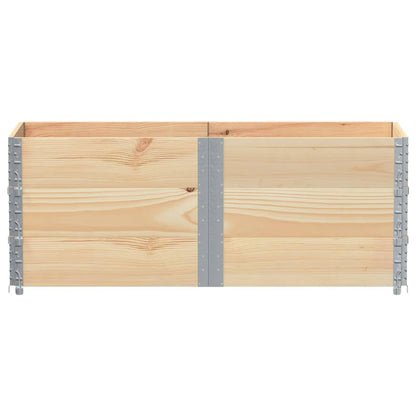 Paretali per Pallet 3 pz 150x50 cm in Legno Massello di Pino | homemem39