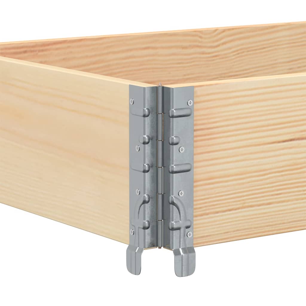 Paretali per Pallet 3 pz 150x50 cm in Legno Massello di Pino | homemem39