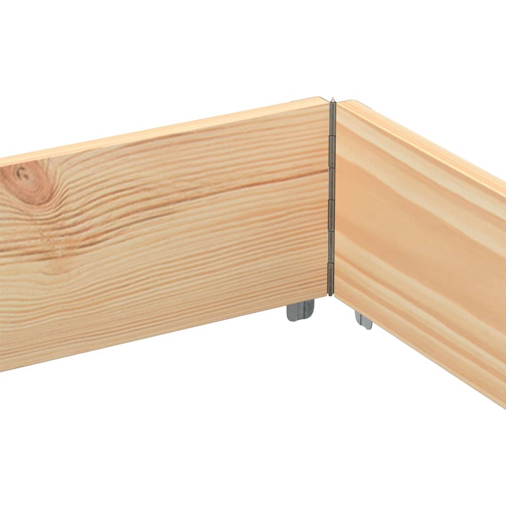 Paretali per Pallet 3 pz 150x100 cm in Legno Massello di Pino | homemem39