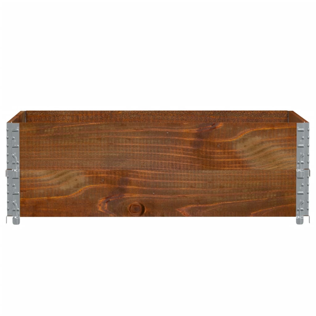Poggiapiedi da Giardino Marrone 120x80cm Legno Massello di Pino | homemem39