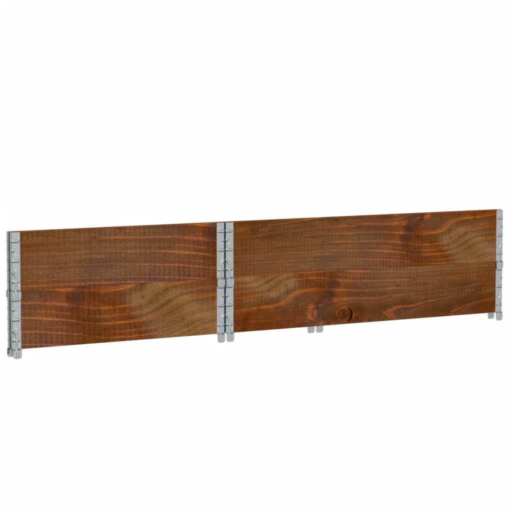 Poggiapiedi da Giardino Marrone 120x80cm Legno Massello di Pino | homemem39