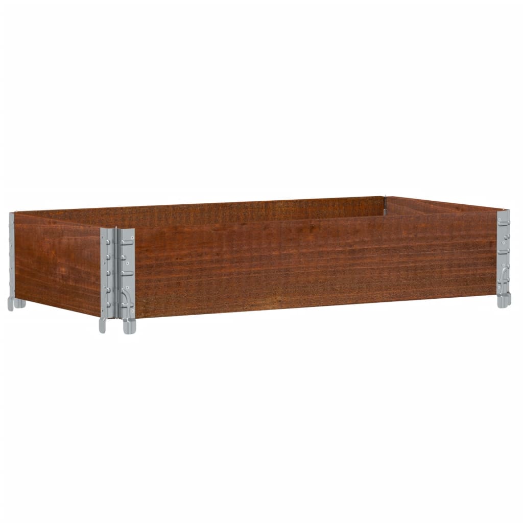 Fioriera da Giardino Marrone 100x50 cm Legno Massello di Pino | homemem39