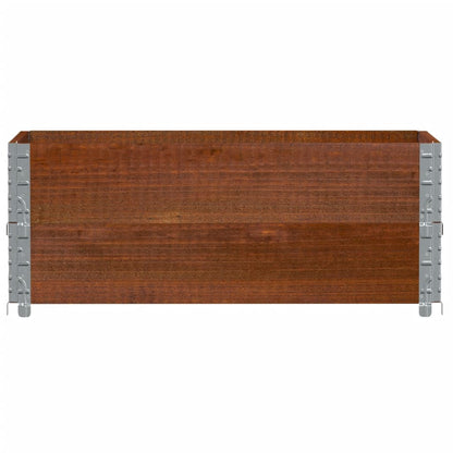 Fioriera da Giardino Marrone 100x50 cm Legno Massello di Pino | homemem39