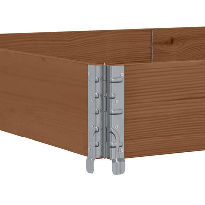 Fioriera da Giardino Marrone 150x100 cm Legno Massello di Pino | homemem39
