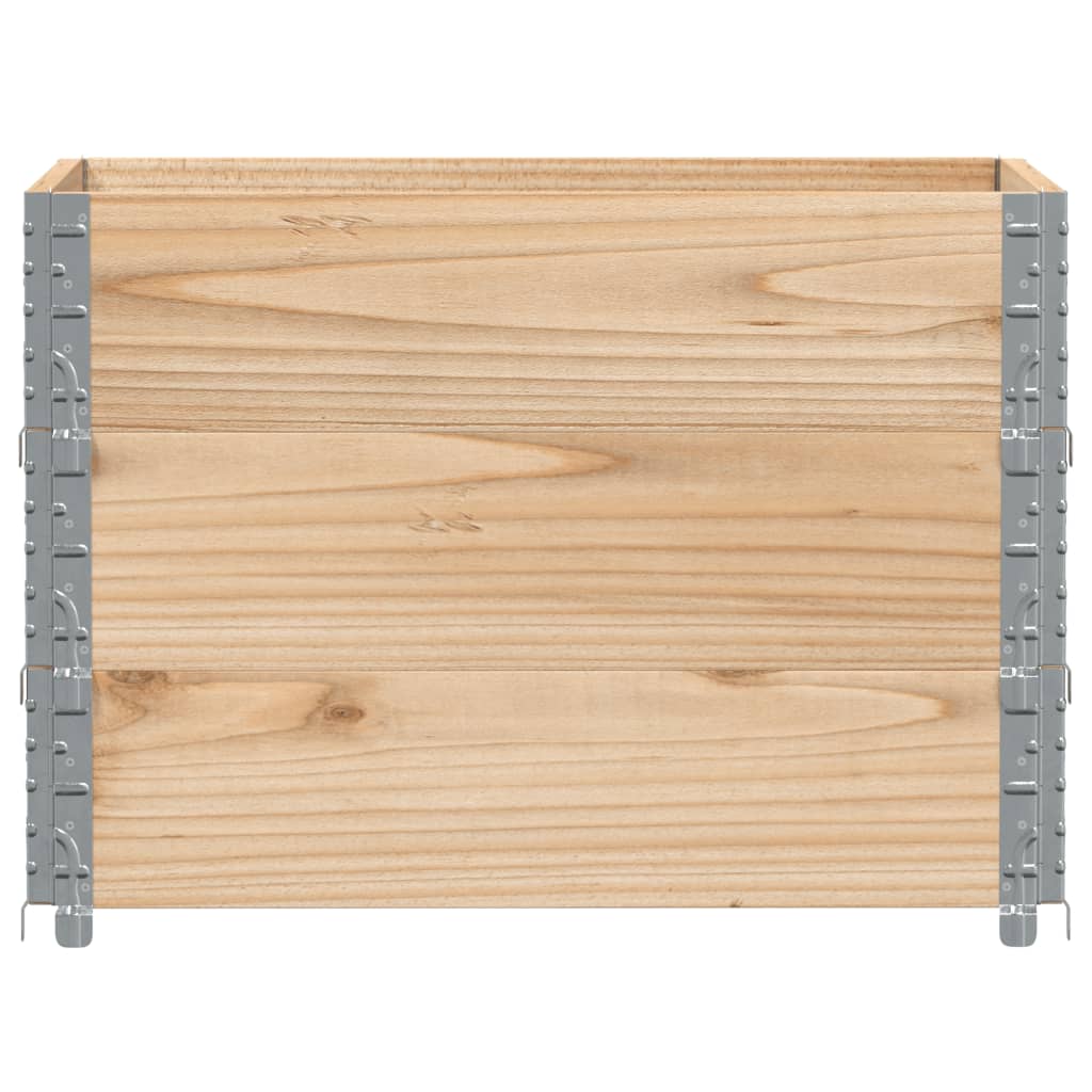 Fioriera da Giardino 80x60 cm in Legno Massello di Pino | homemem39