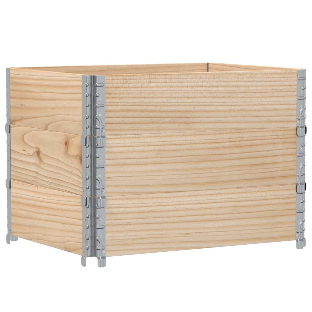 Fioriera da Giardino 80x60 cm in Legno Massello di Pino | homemem39