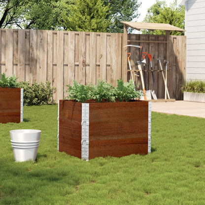 Fioriera da Giardino Marrone 80x60 cm Legno Massello di Pino | homemem39