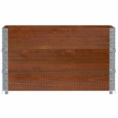 Fioriera da Giardino Marrone 100x50 cm Legno Massello di Pino