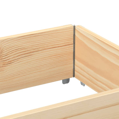 Fioriera da Giardino 150x50 cm in Legno Massello di Pino | homemem39