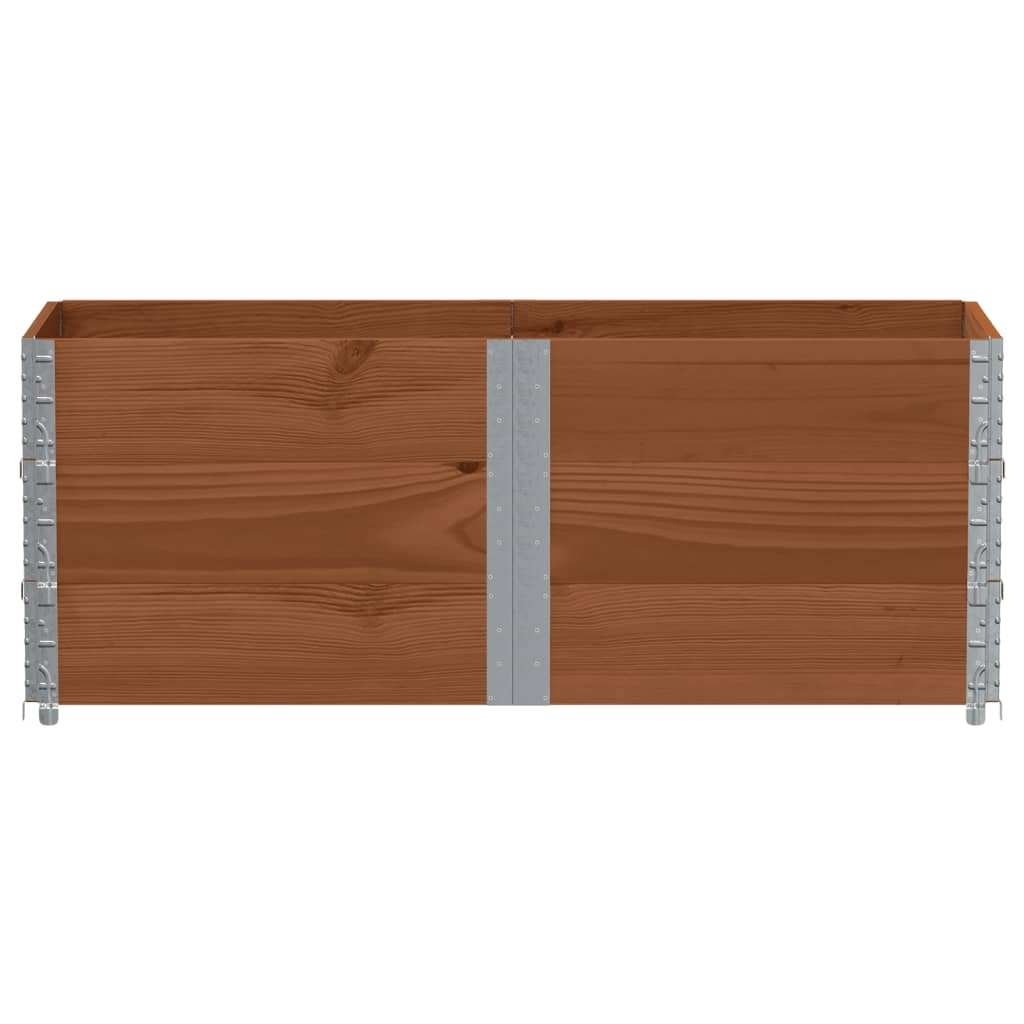 Poggiapiedi da Giardino Marrone 150x50cm Legno Massello di Pino | homemem39
