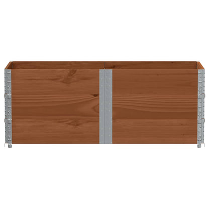 Poggiapiedi da Giardino Marrone 150x50cm Legno Massello di Pino | homemem39