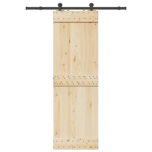 Kit di Binari per Porte Scorrevoli 152,5 cm Acciaio Nero
