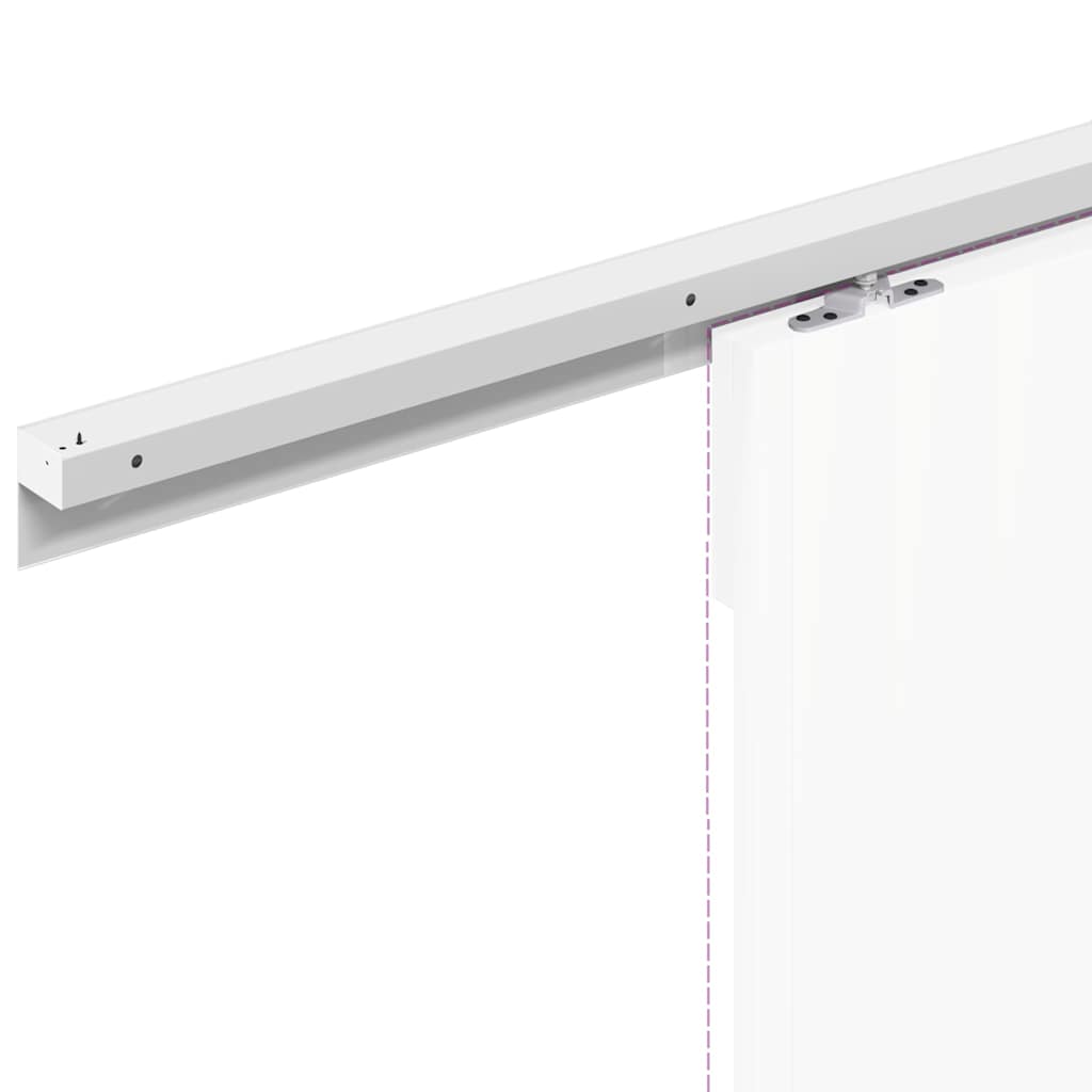 Kit Ferramenta per Porte Scorrevoli 200 cm in Lega di Alluminio | homemem39
