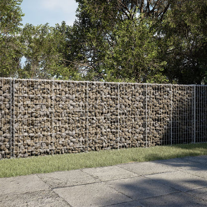 Cesto Gabbione con Copertura in Ferro Zincato