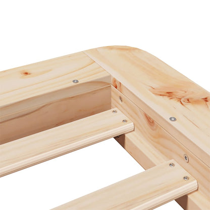 Letto senza Materasso 90x190 cm in Legno Massello di Pino | homemem39
