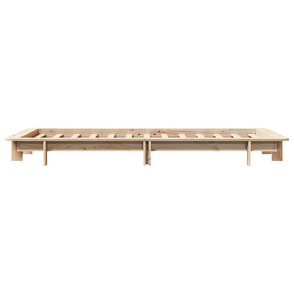 Letto senza Materasso 75x190 cm in Legno Massello Pino | homemem39