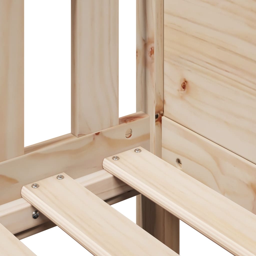 Giroletto per Bambini 90x190 cm in Legno Massello di Pino | homemem39