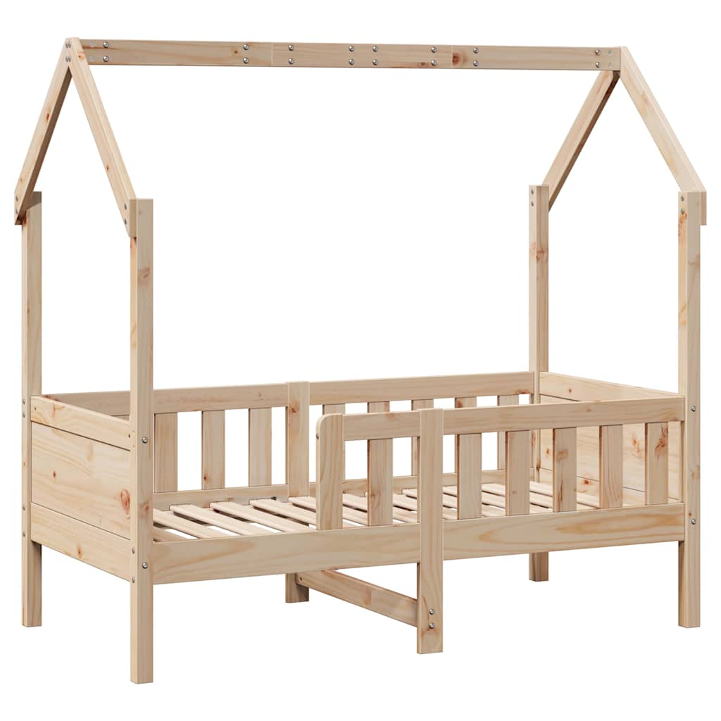 Giroletto Casetta per Bambini 80x160 cm Legno Massello di Pino | homemem39