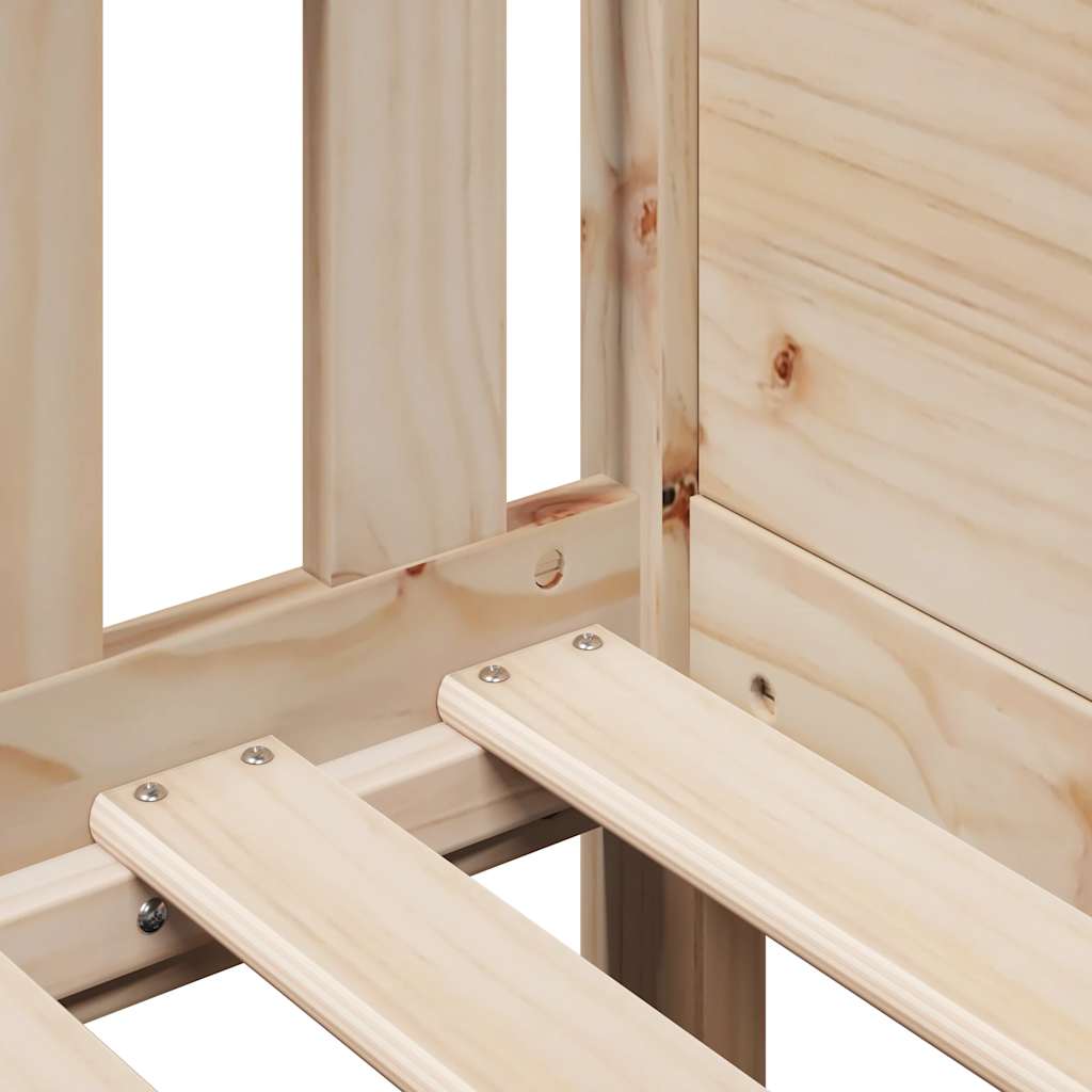 Giroletto Casetta per Bambini 80x160 cm Legno Massello di Pino | homemem39