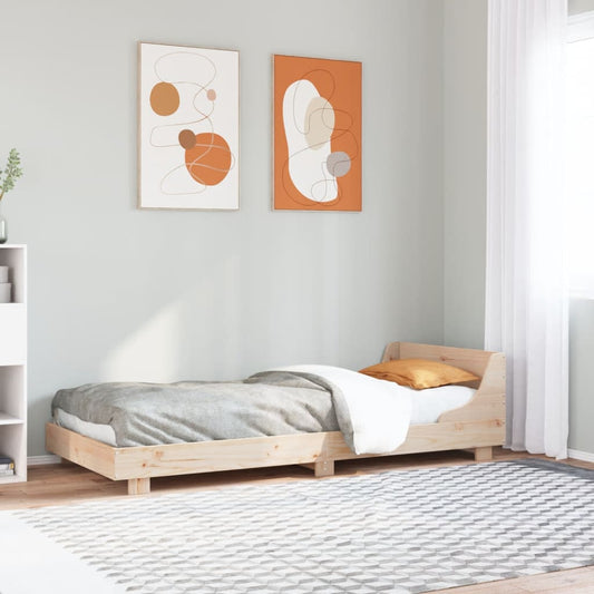 Letto senza Materasso 90x190 cm in Legno Massello di Pino | homemem39