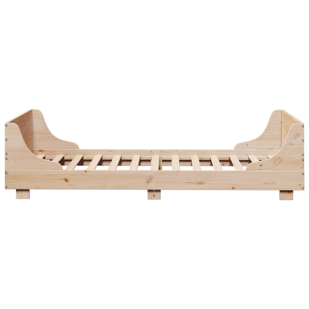 Letto senza Materasso 90x200 cm in Legno Massello di Pino - homemem39