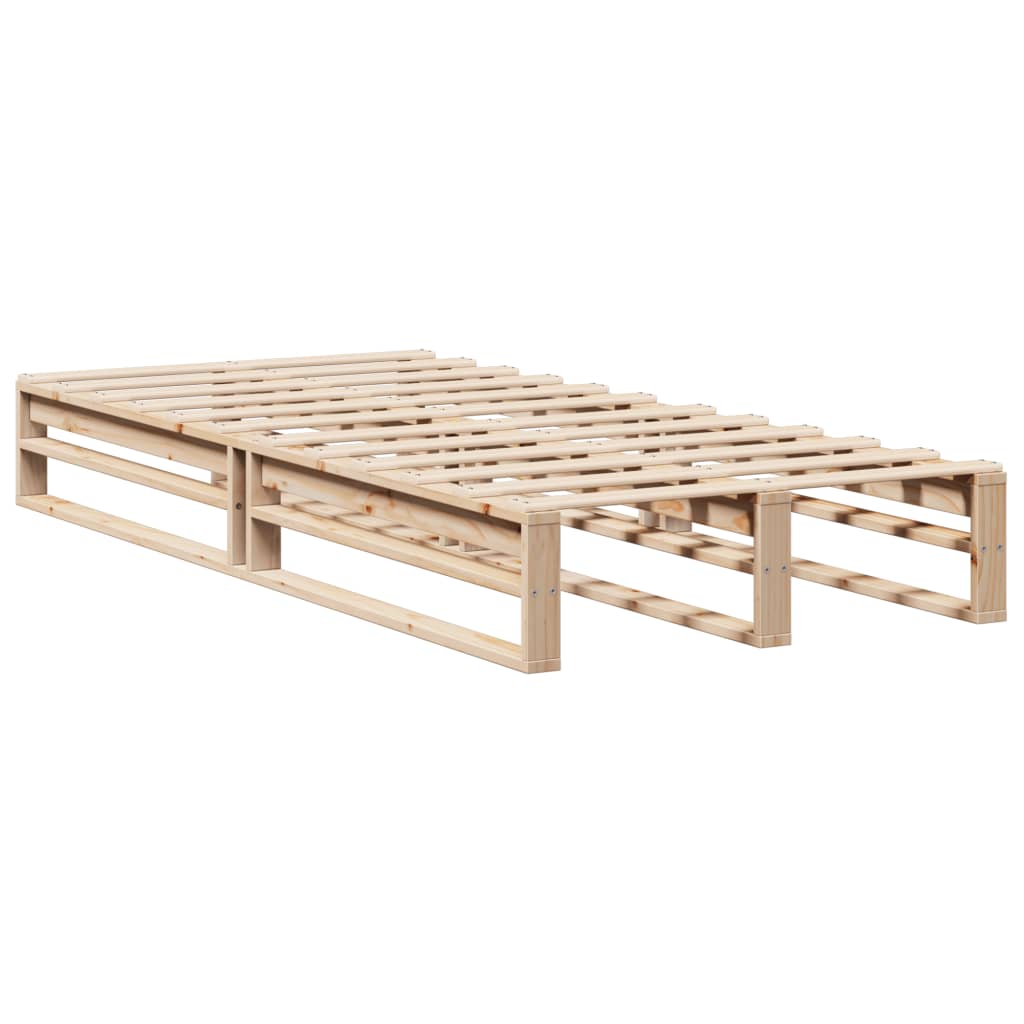 Letto senza Materasso 90x200 cm in Legno Massello di Pino - homemem39