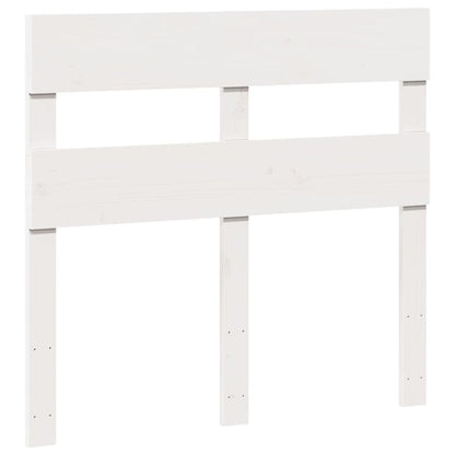 Letto senza Materasso Bianco 90x200 cm Legno Massello di Pino | homemem39